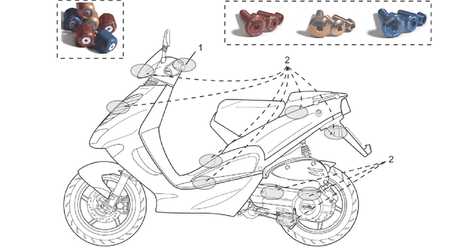 Acc. - Cyclistic components