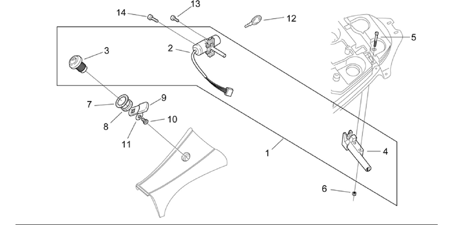 Lock hardware kit