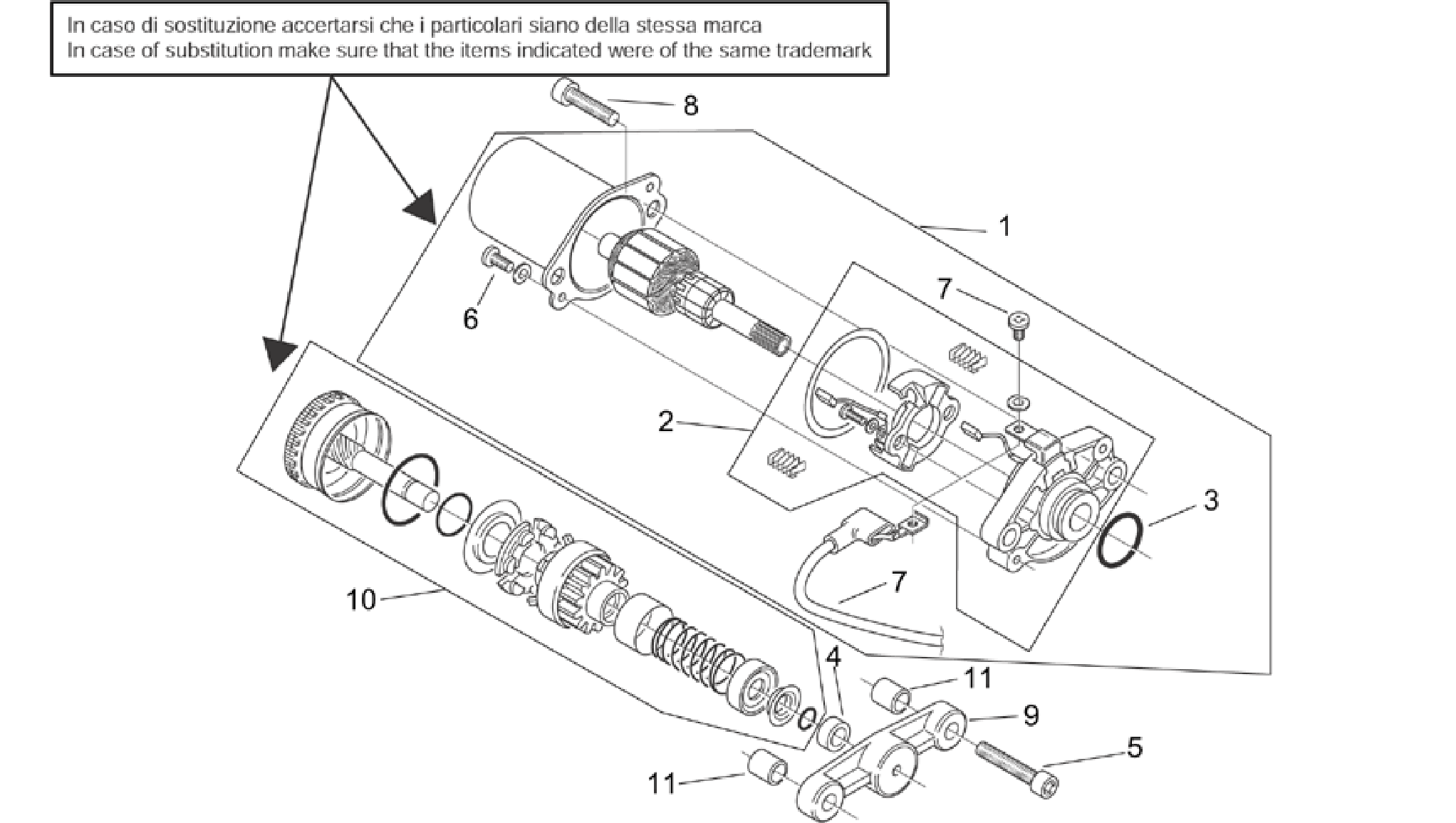 Starter motor