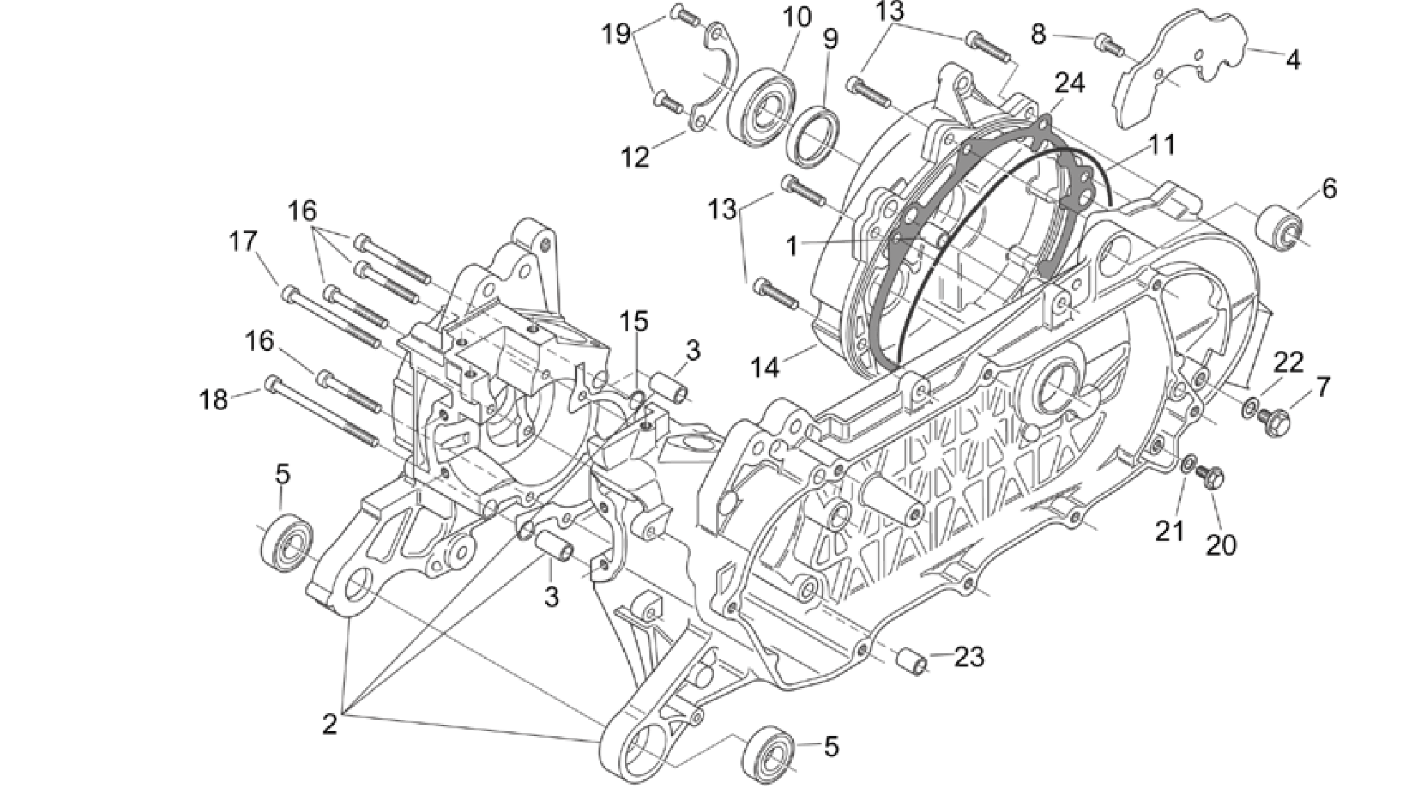 Crank-case (Ditech)