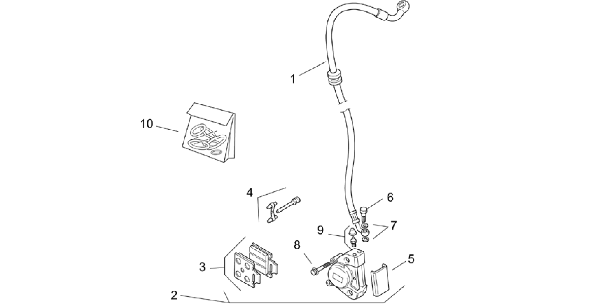Front brake caliper