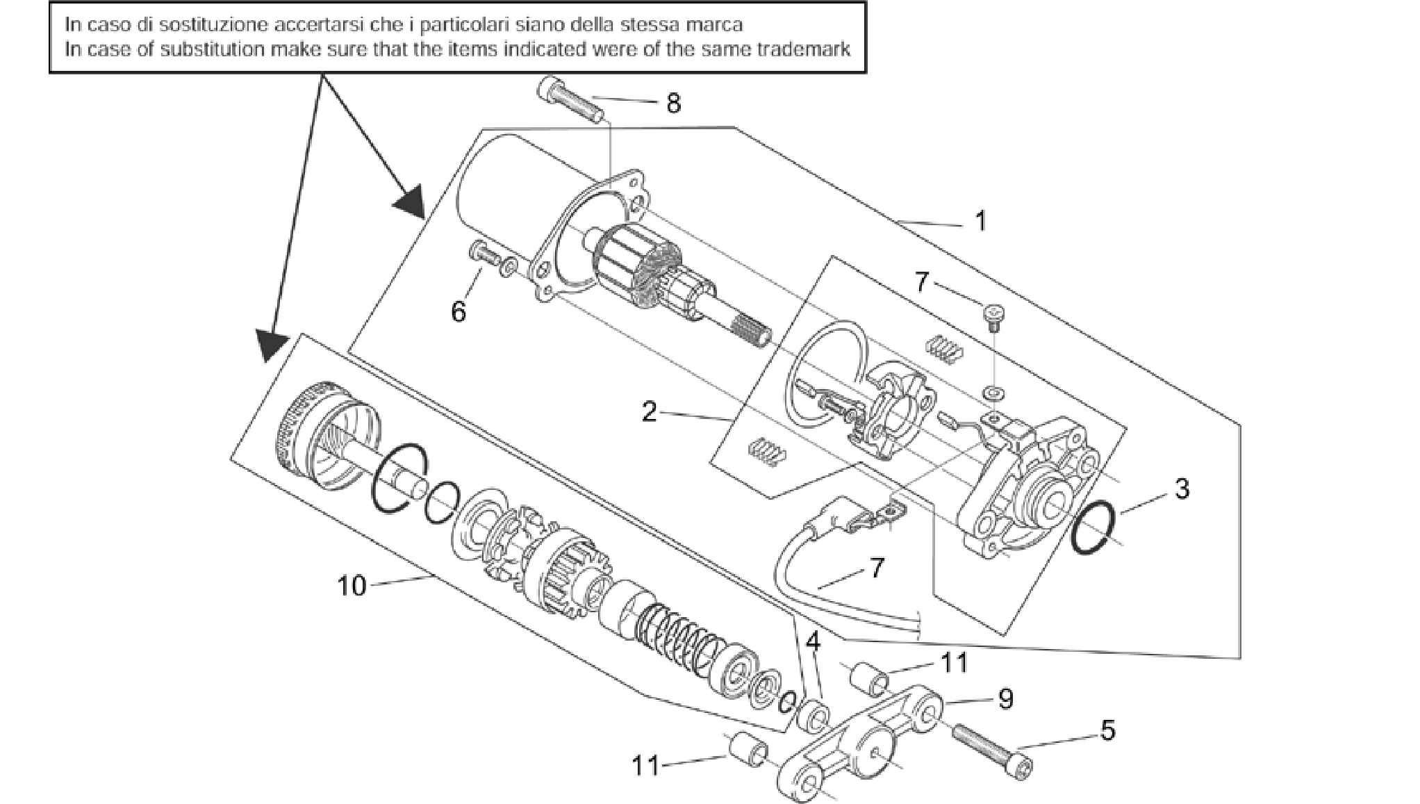 Starter motor
