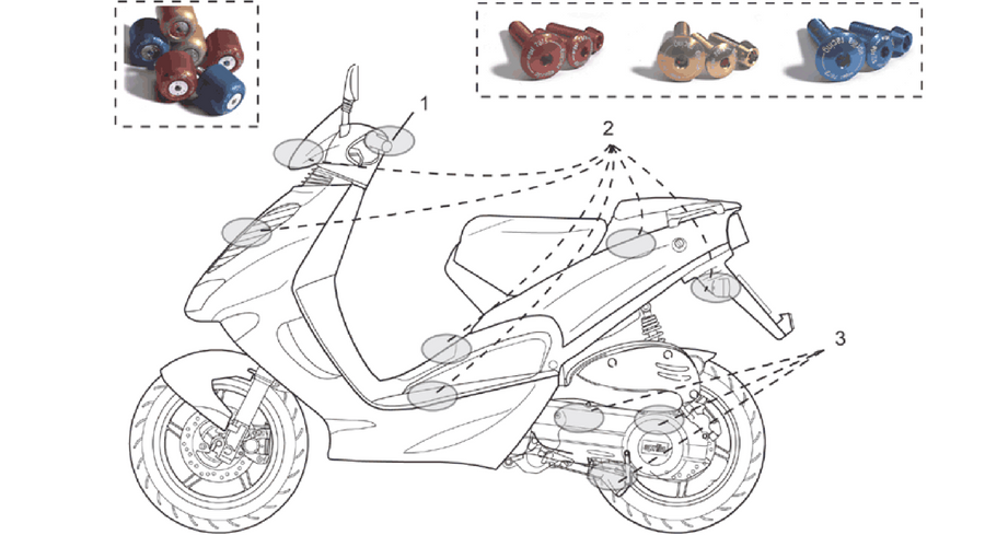 Acc. - Cyclistic components