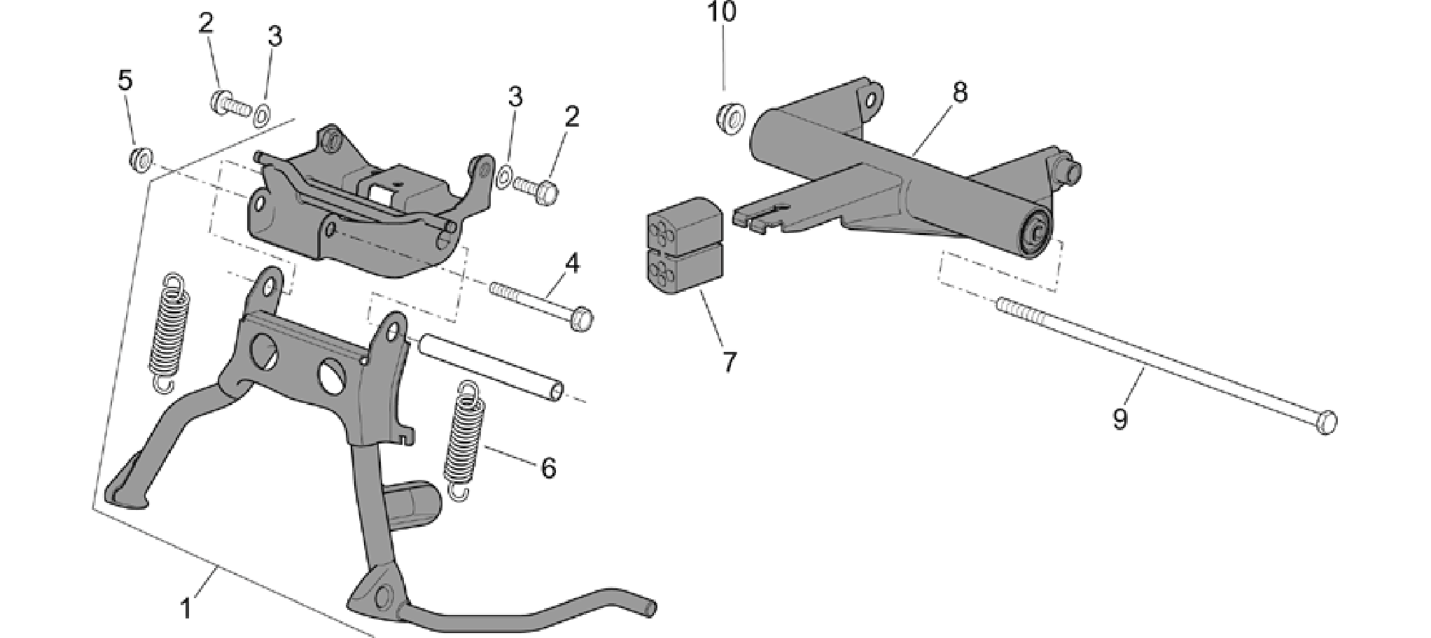 Central stand - Connecting rod