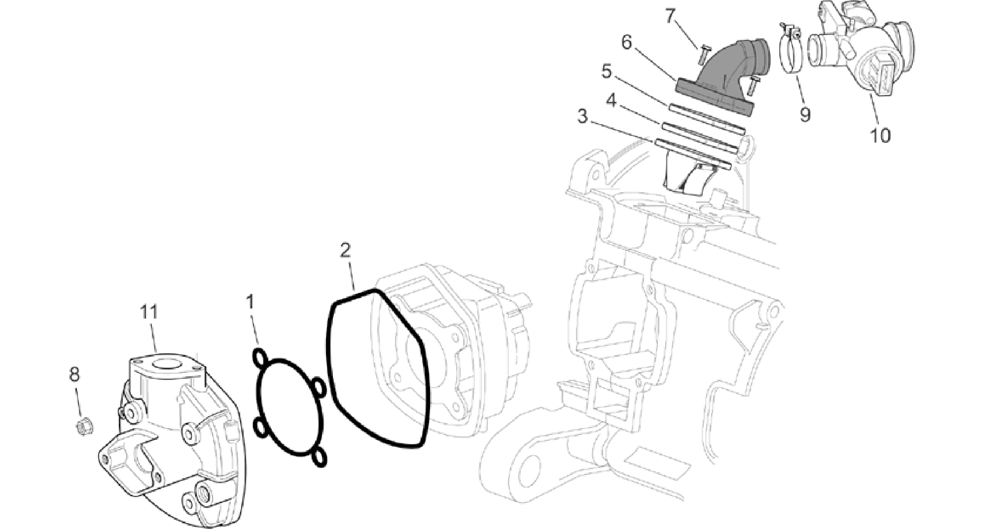Cylinder head/Throttle body