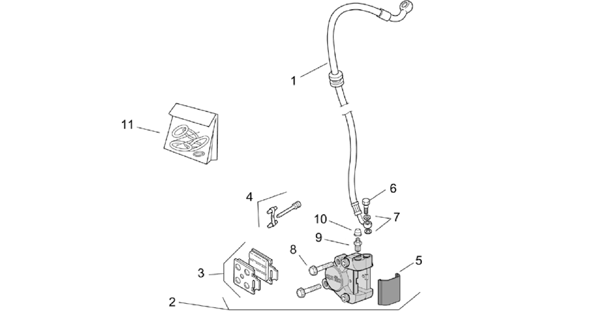 Front brake caliper