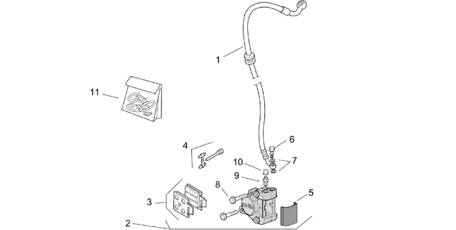 Front brake caliper