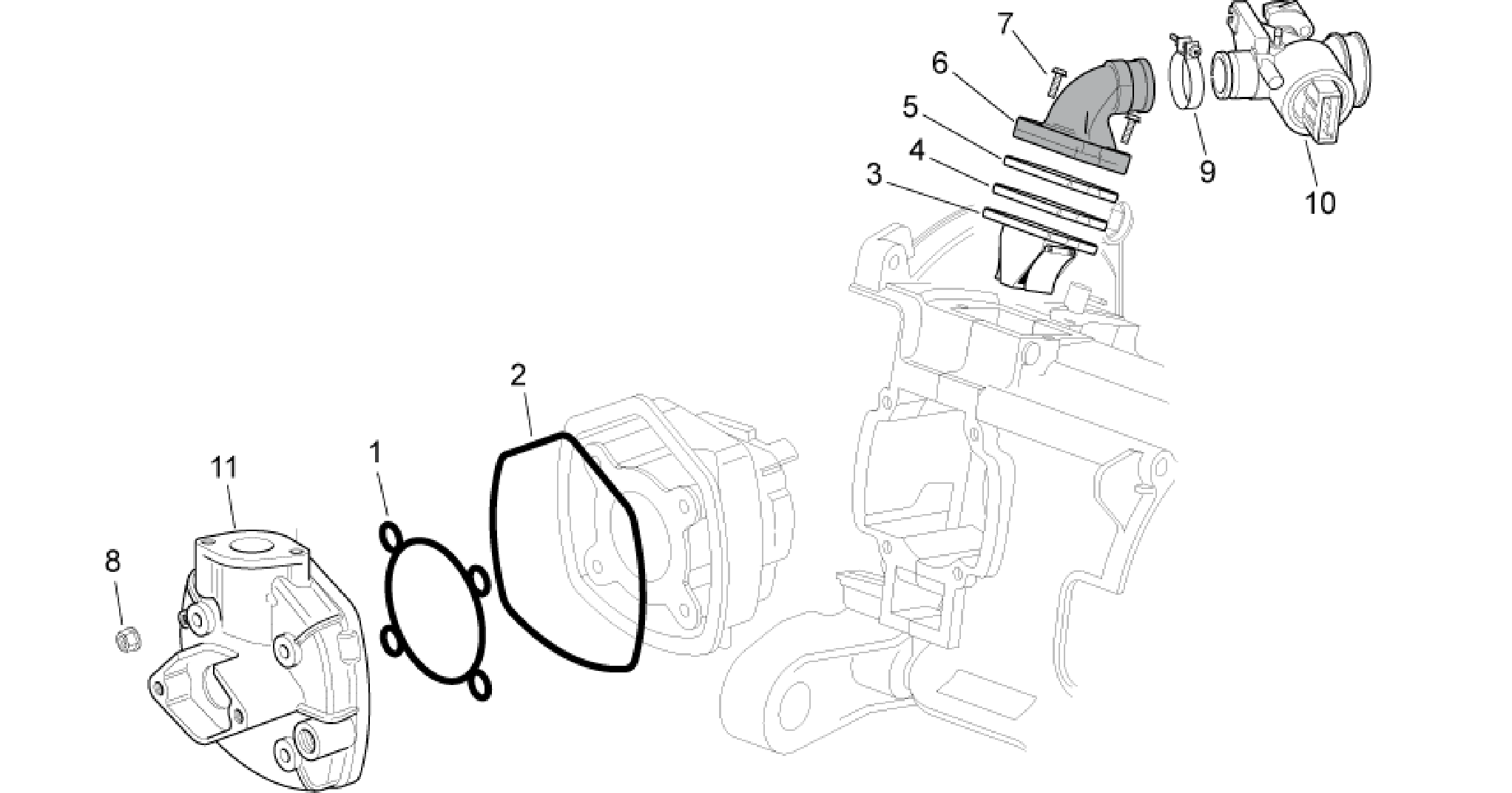 Cylinder head/Throttle body