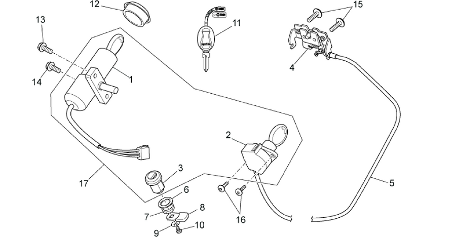 Lock hardware kit