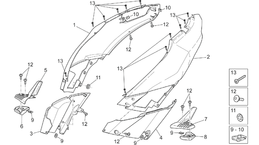 Rear body I