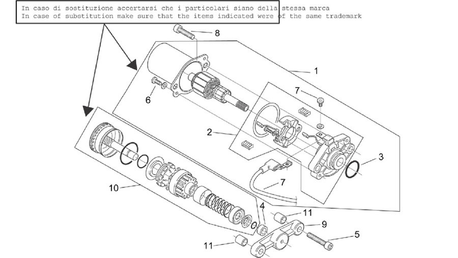 Starter motor