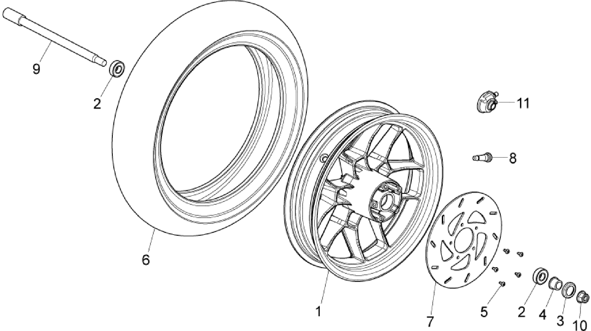 Front wheel