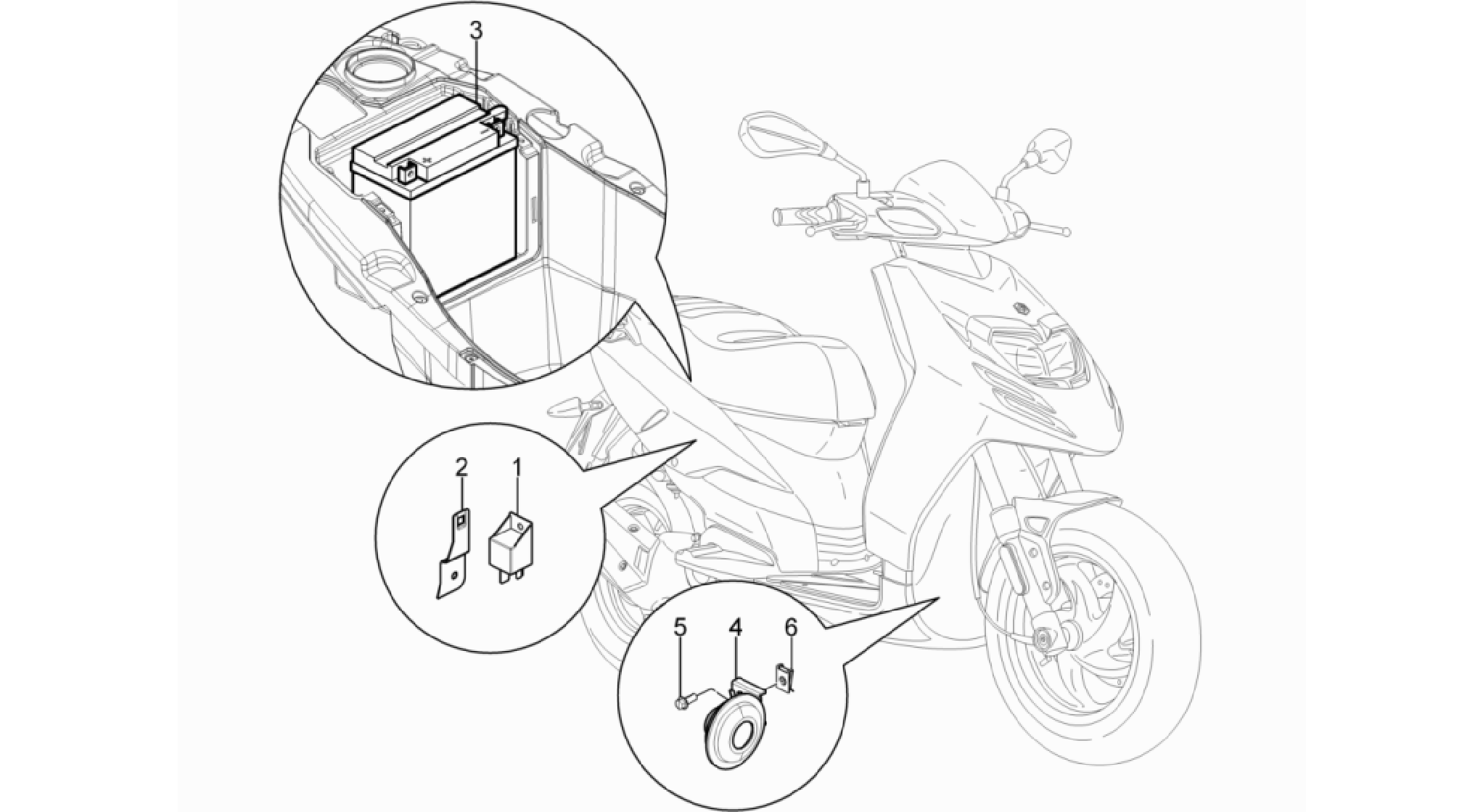 Remote control switches - Battery - Horn