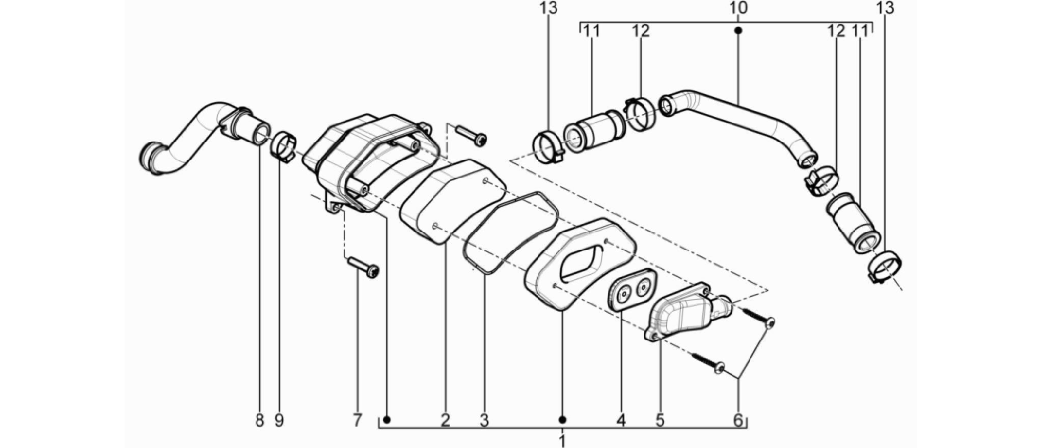 Secondary air box