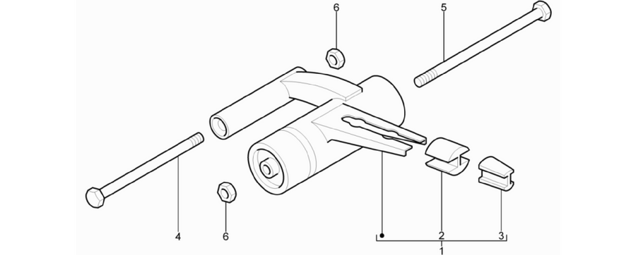 Swinging arm