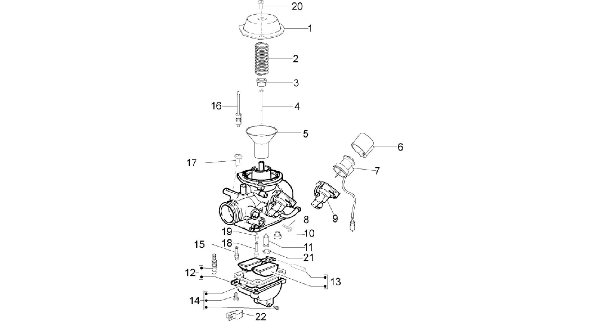 Carburetor's components