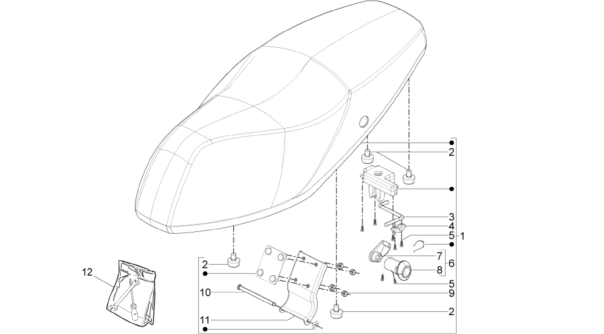 Saddle/seats