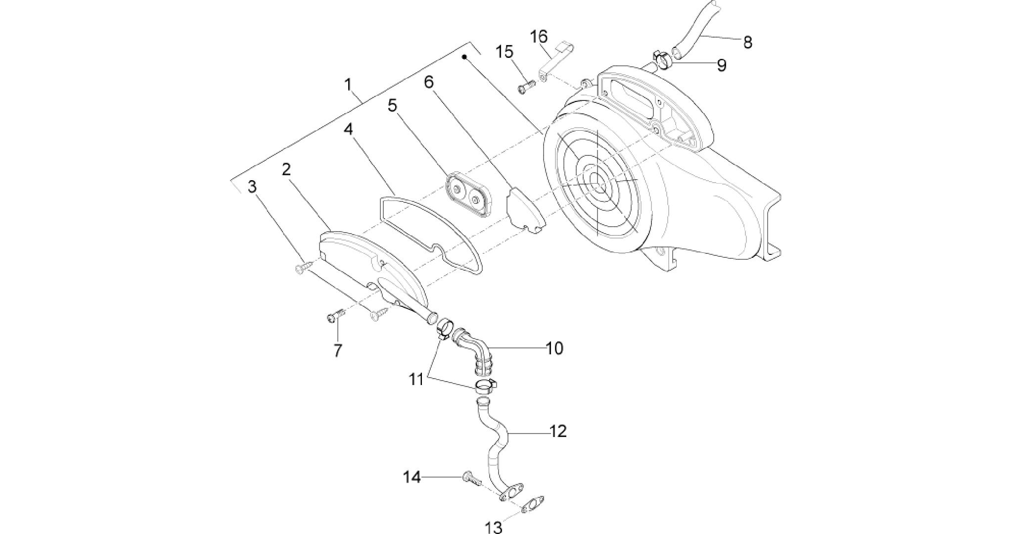 Secondary air box