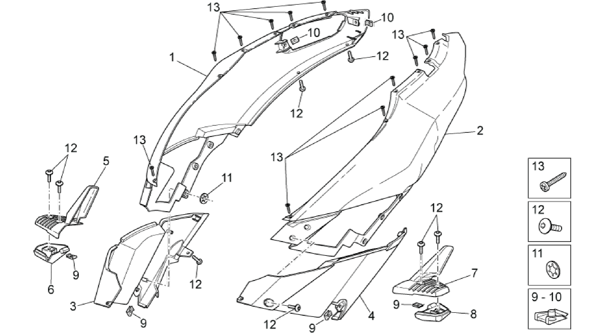 Rear body I