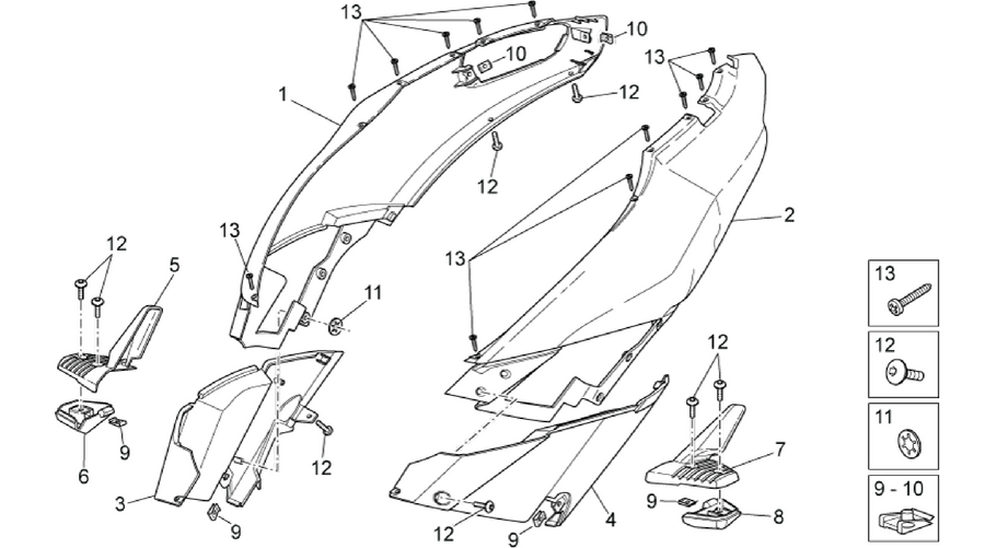 Rear body I