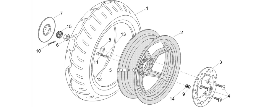Rear wheel