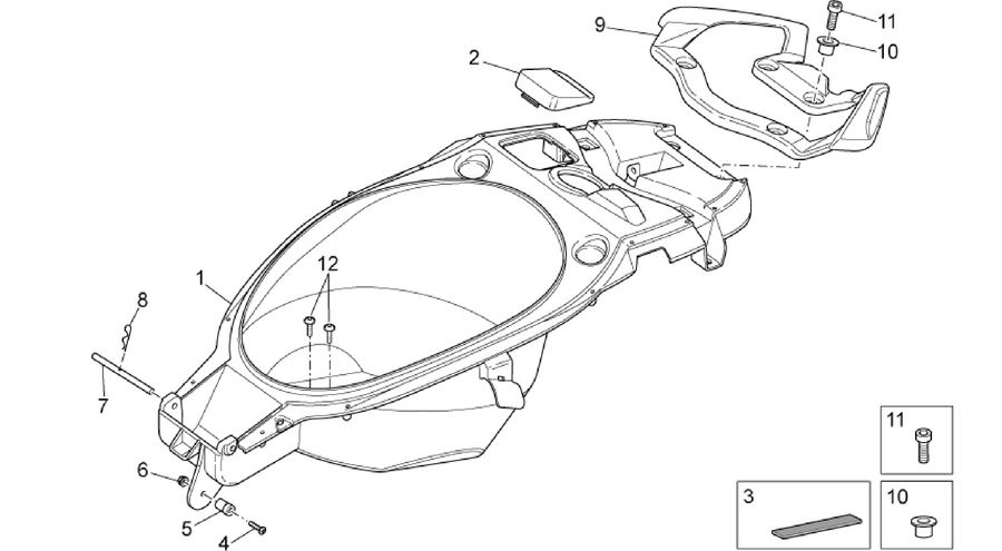 Saddle compartment
