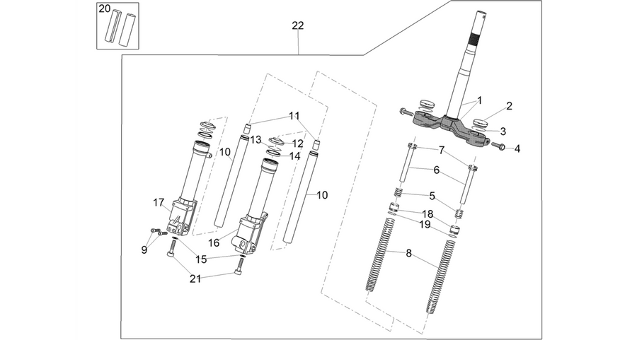 Front fork Kaifa