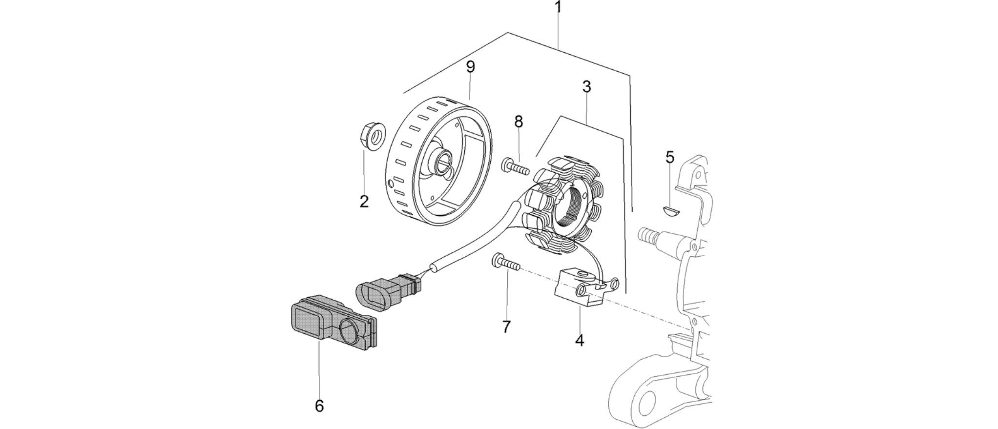 Cdi magneto assy / Ignition unit