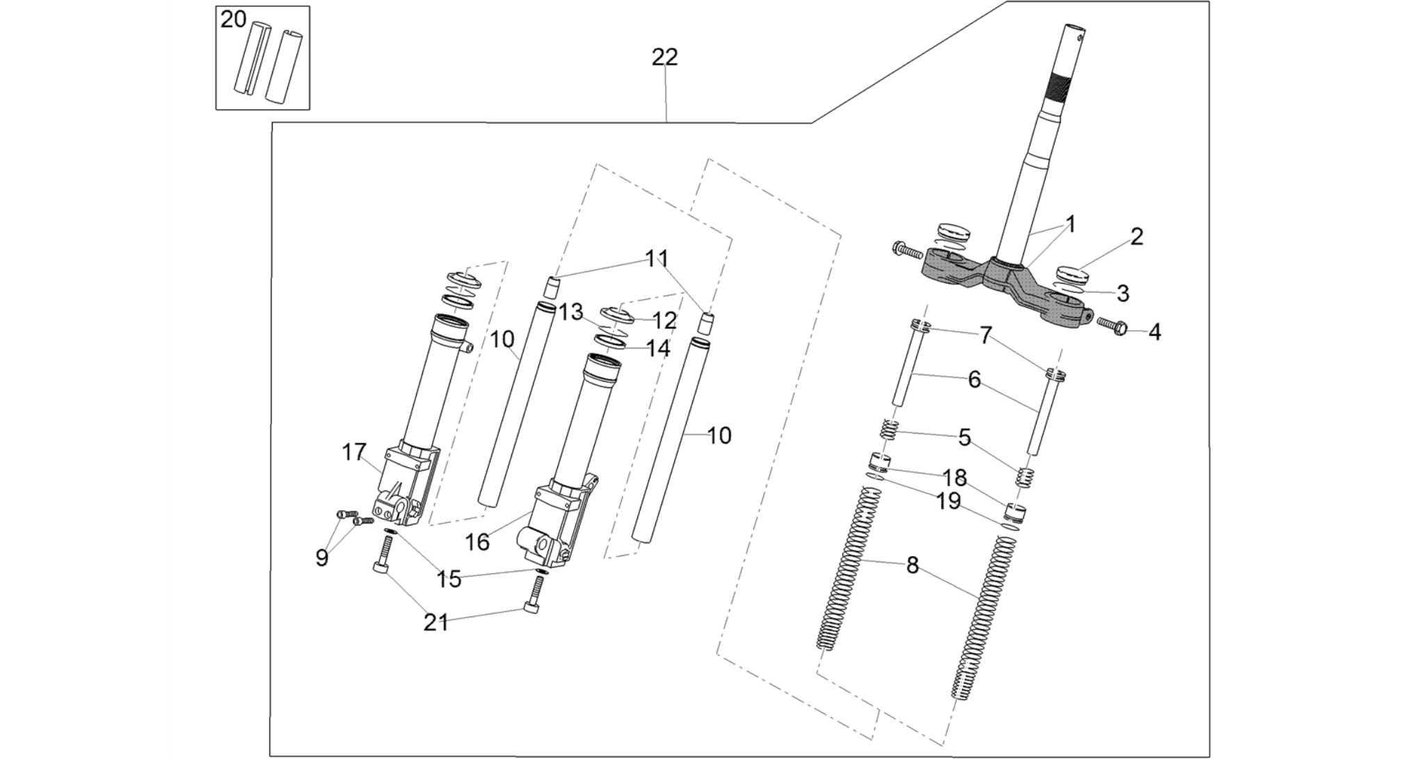Front fork Kaifa