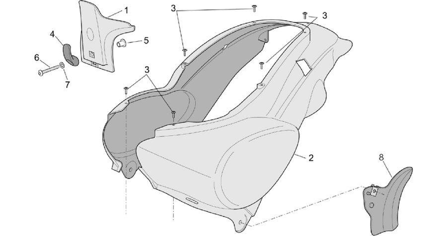 Rear body I