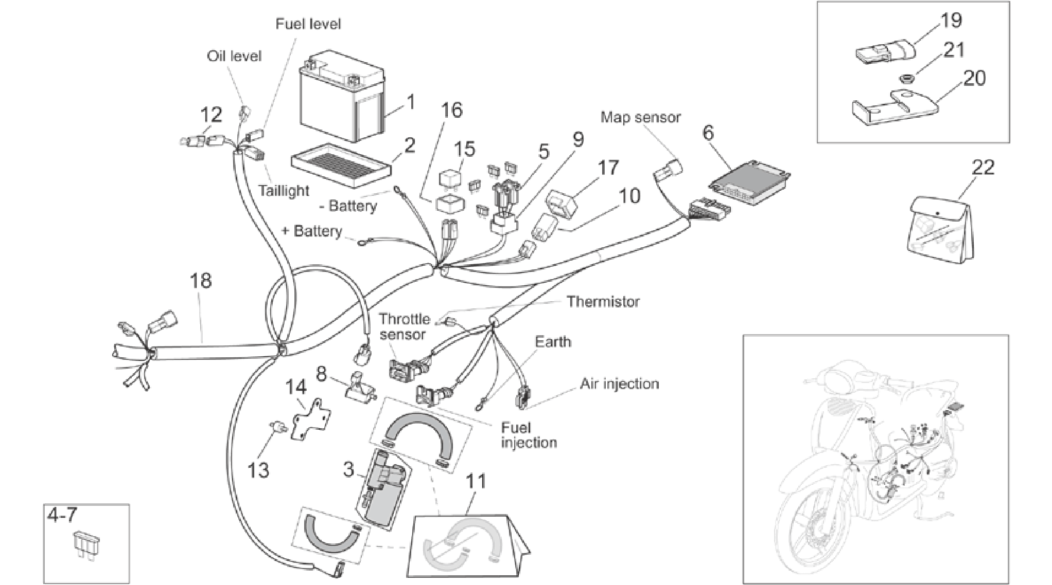 Rear electrical system