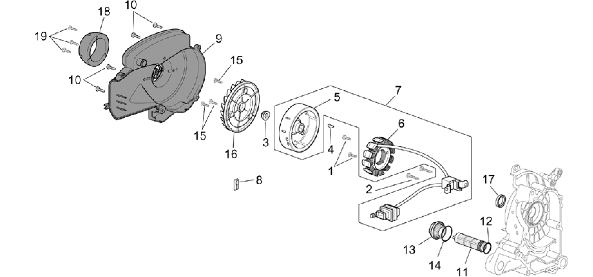 Cdi magneto assy