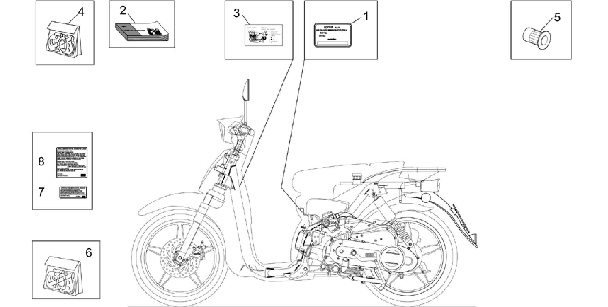 Decal op.handbooks and plate set