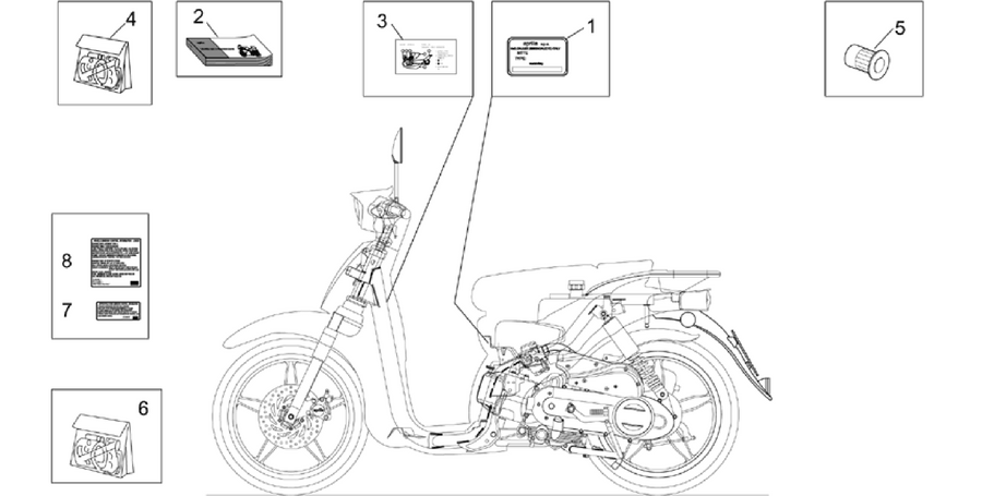 Decal op.handbooks and plate set