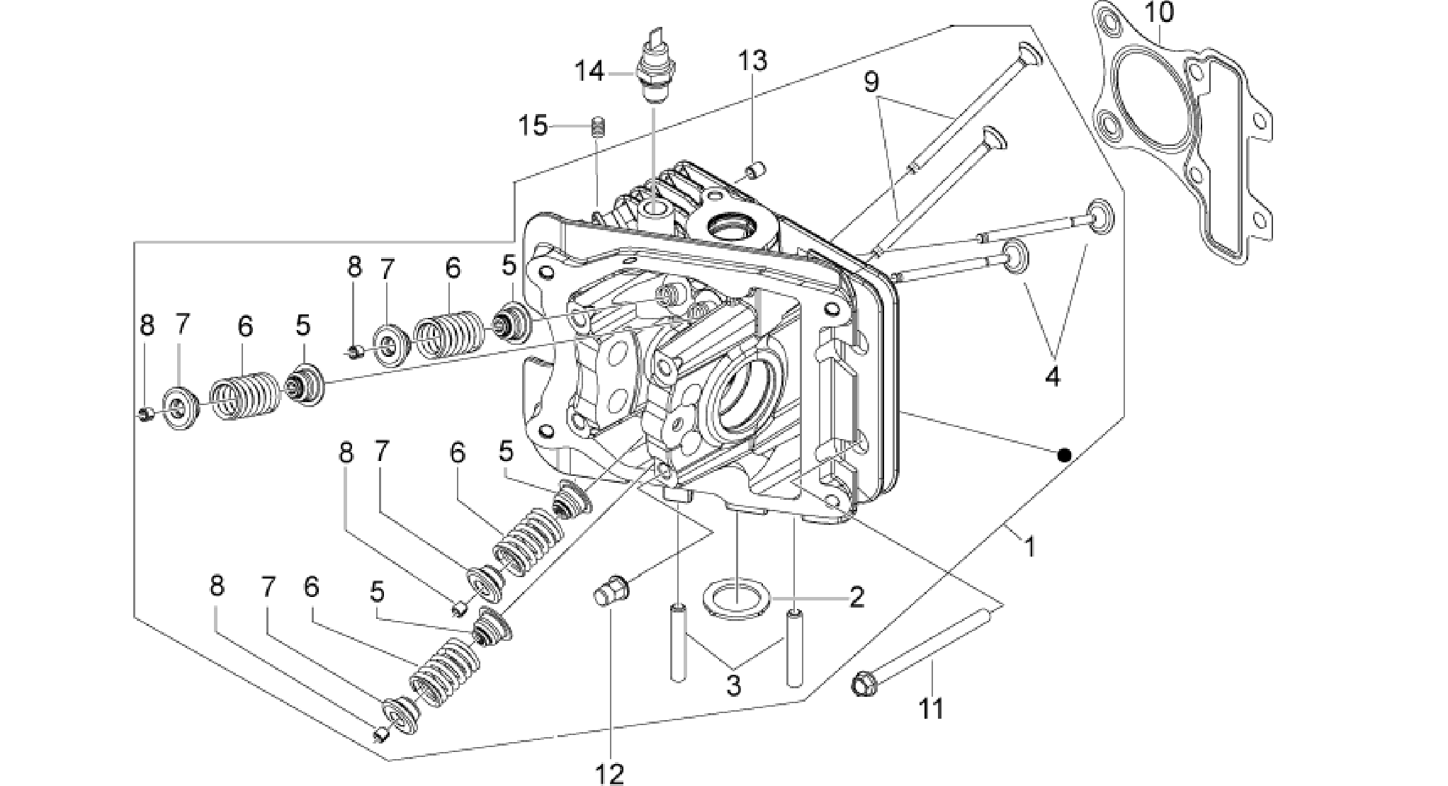 Cylinder head - valves