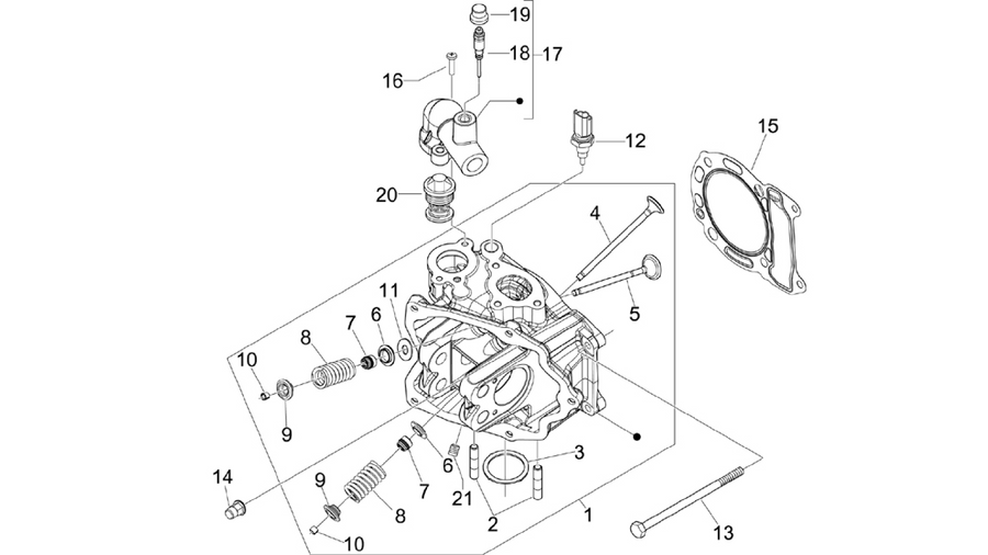 Cylinder head unit - Valve