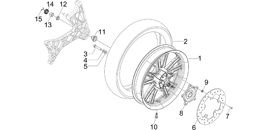 Rear wheel