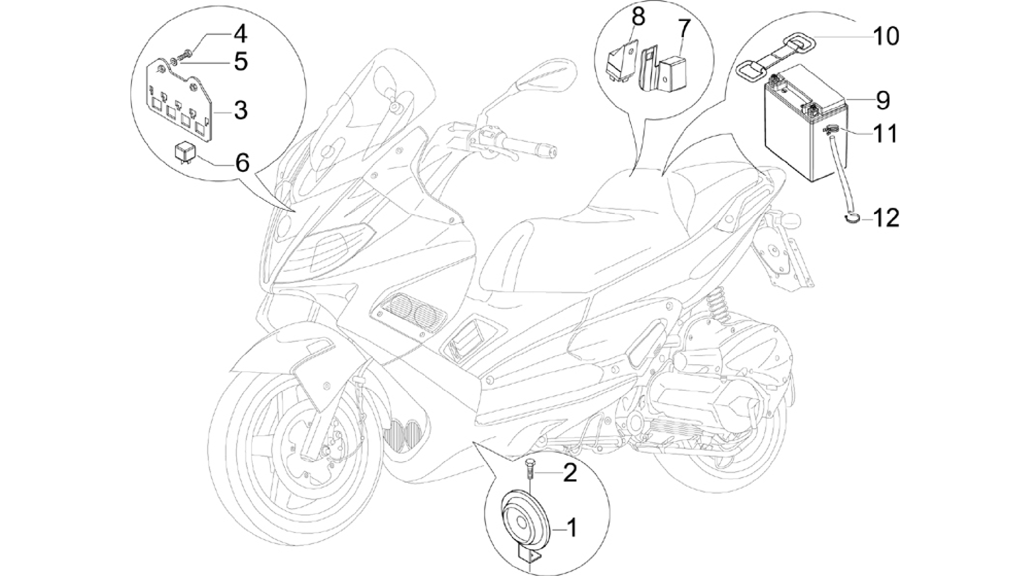 Remote control switches - Battery - Horn