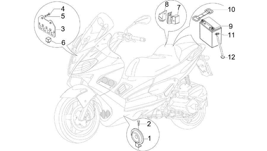 Remote control switches - Battery - Horn