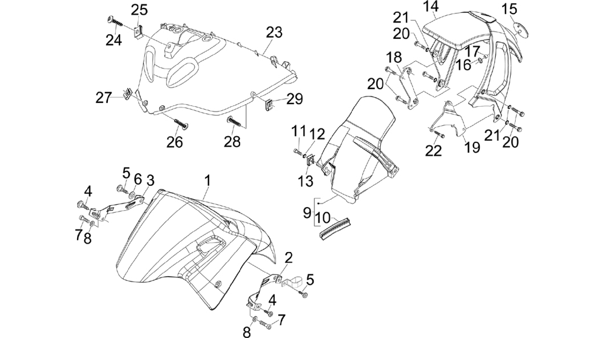 Wheel huosing - Mudguard