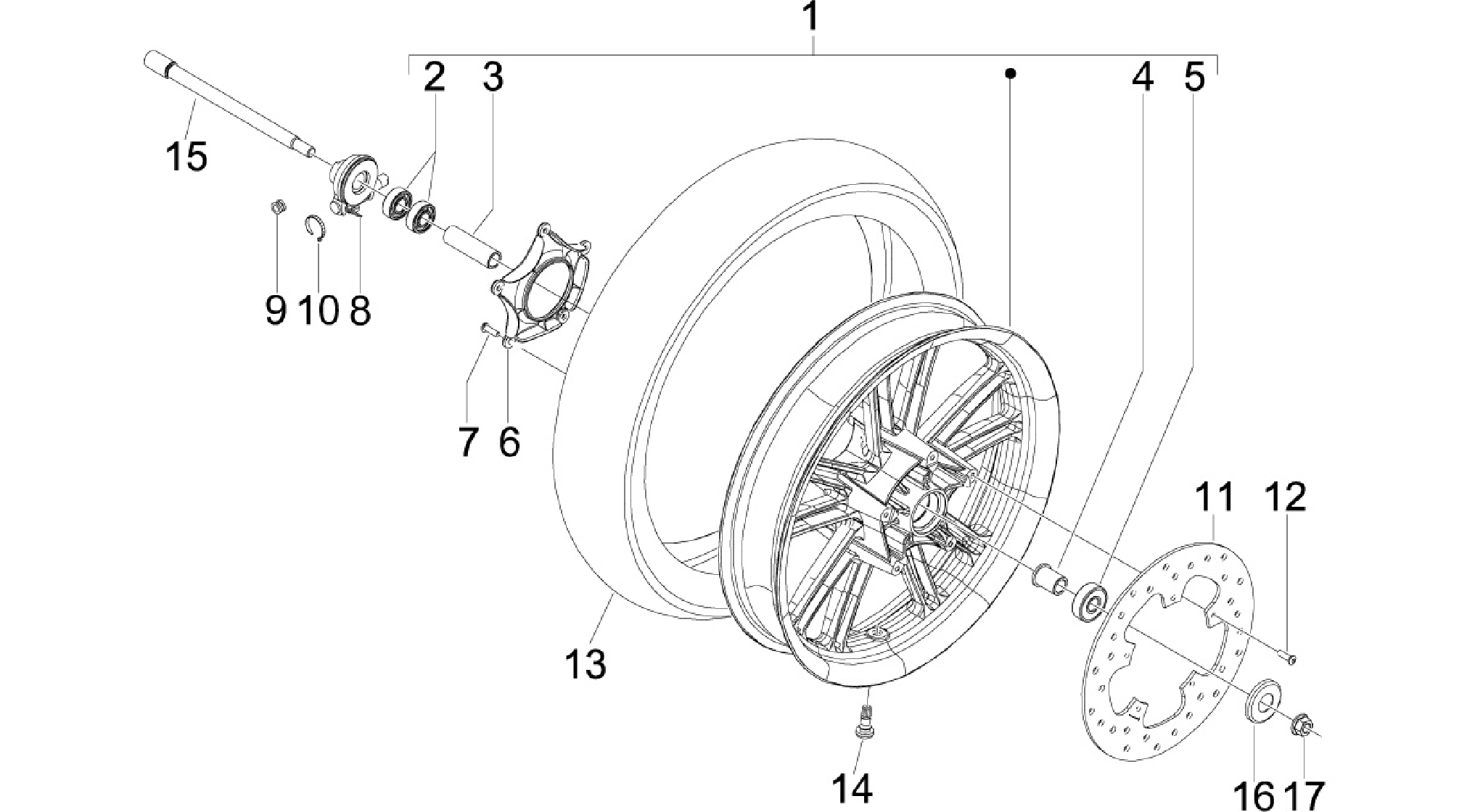 Front wheel