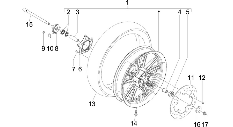 Front wheel