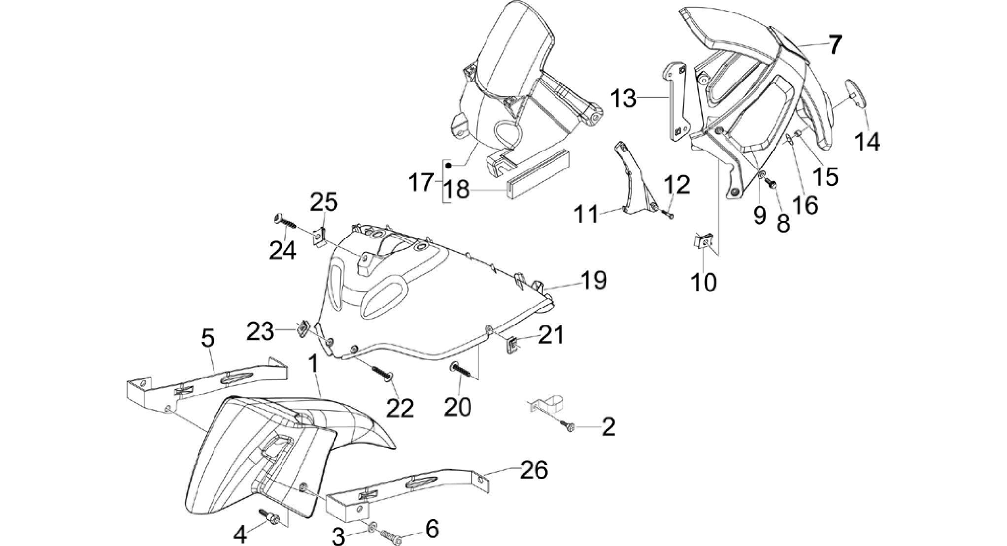 Wheel huosing - Mudguard
