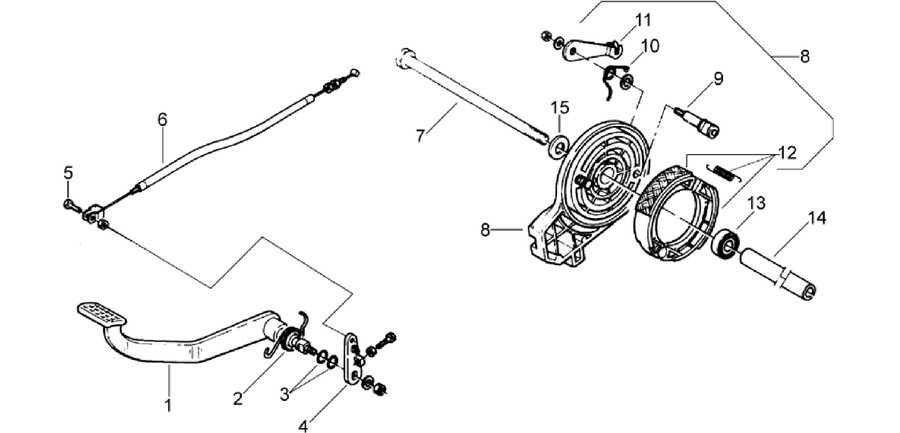Rear brake