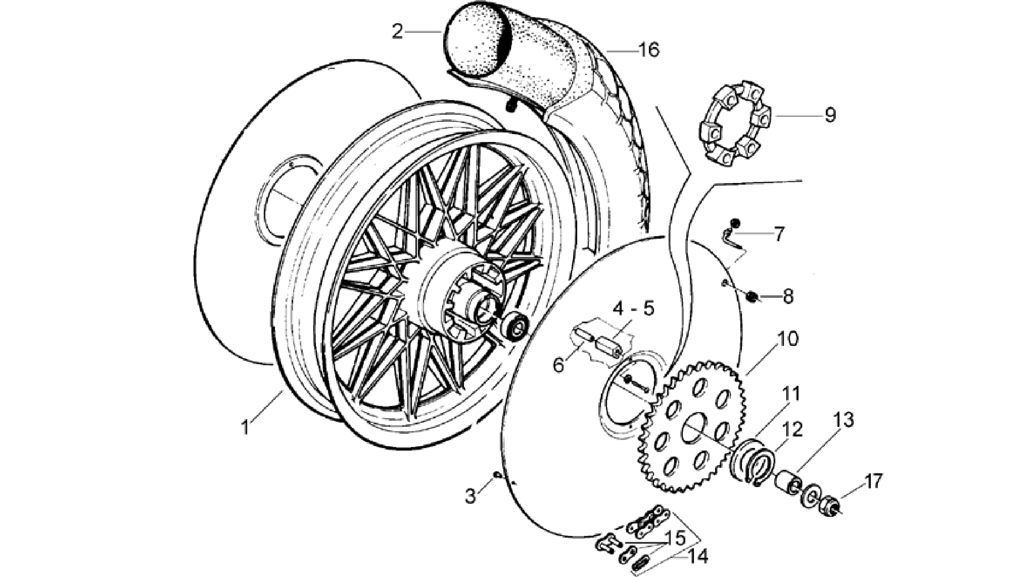 Rear wheel