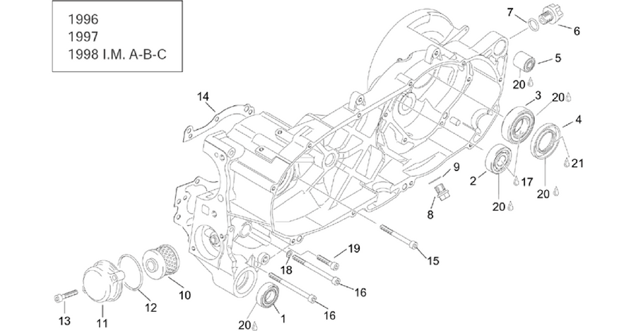 Central semi-crankcase I