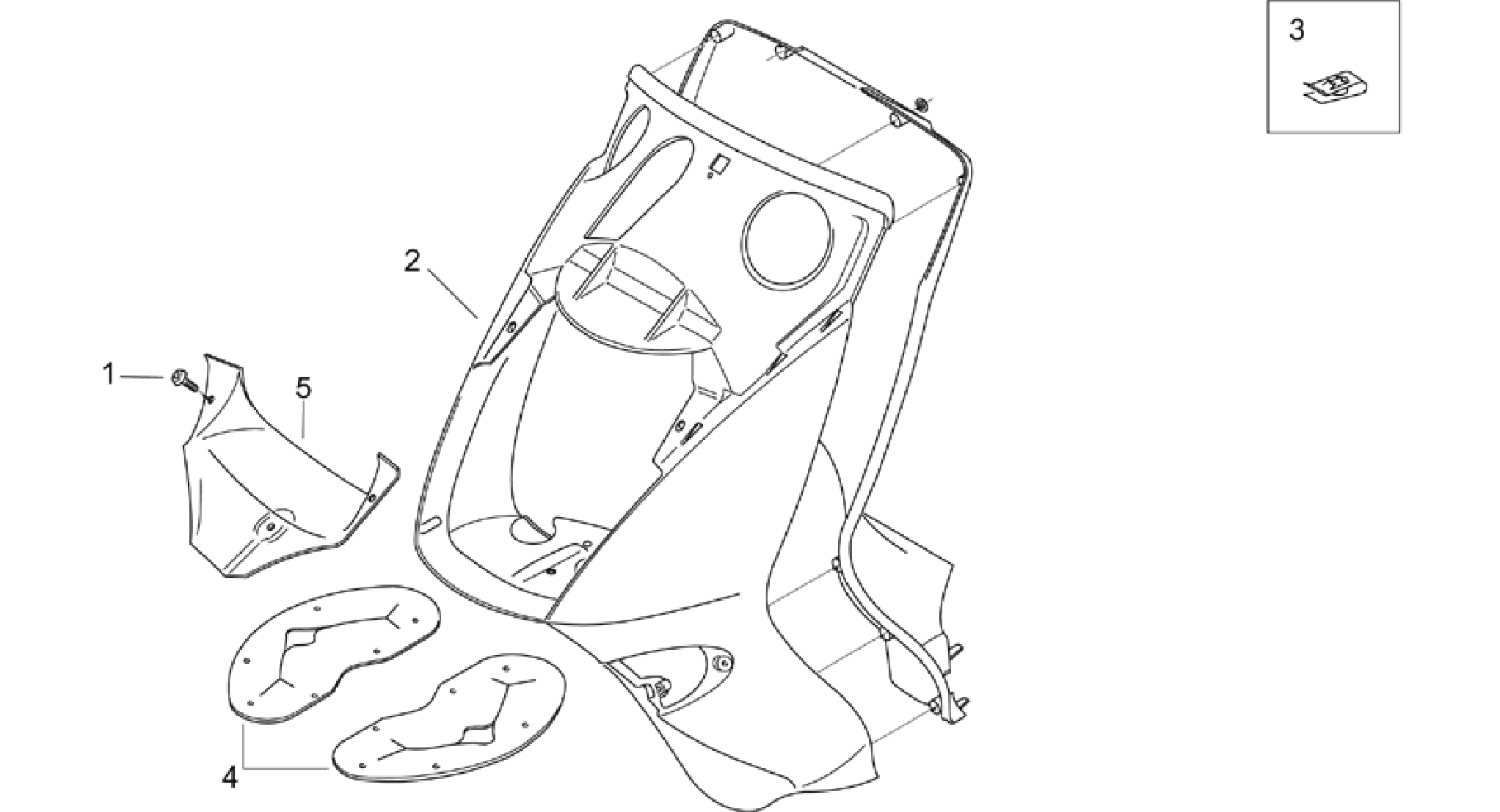 Front body - Front shield
