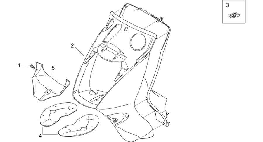 Front body - Front shield