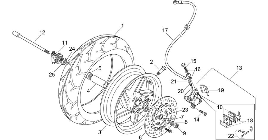Front wheel