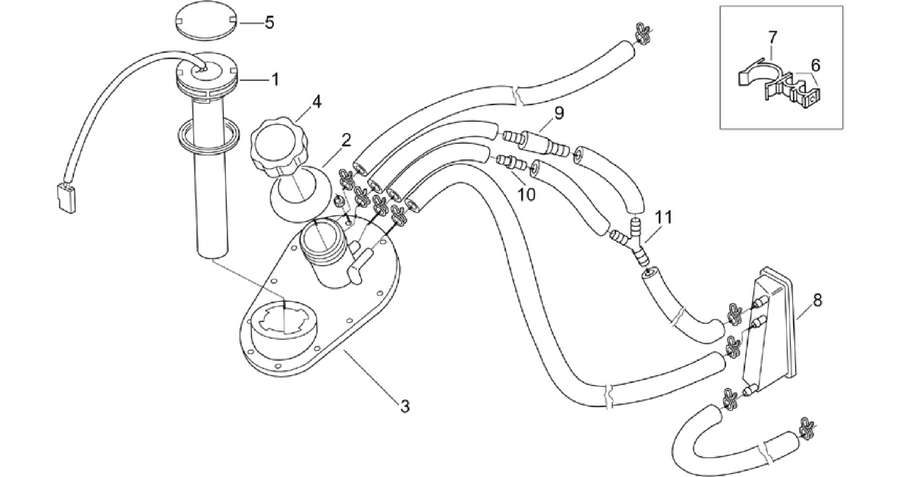 Fuel level sensor 96 M.I.B+97